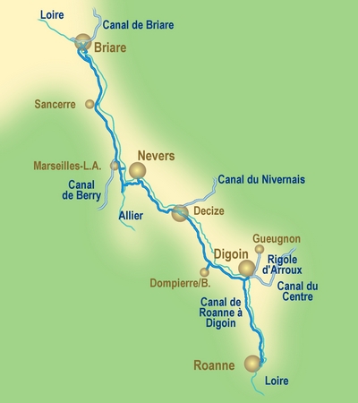 Loire latral carte